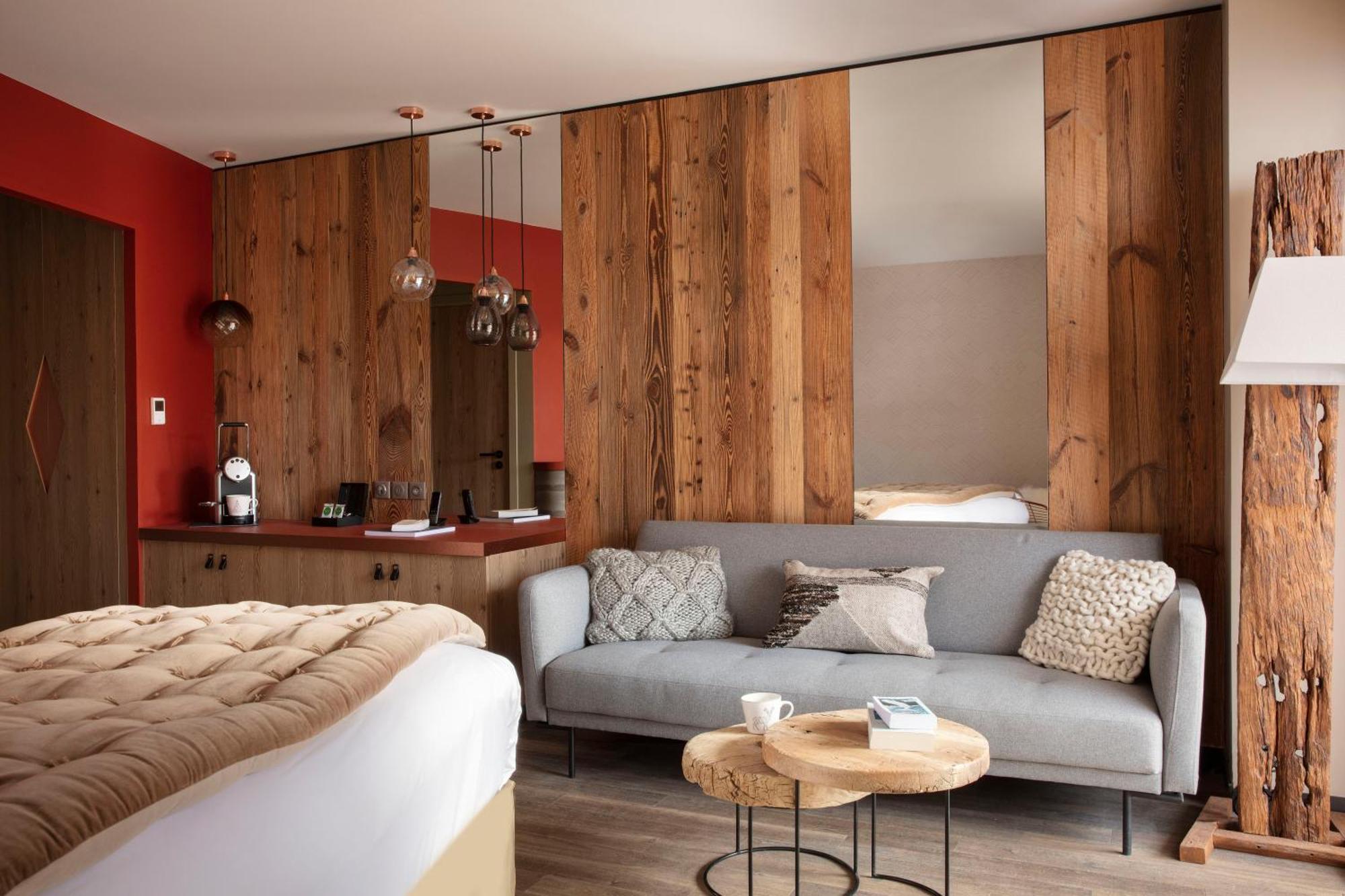 Grandes Rousses Hotel & Spa Alpe d'Huez Exterior foto A room at the Hotel de la Poste