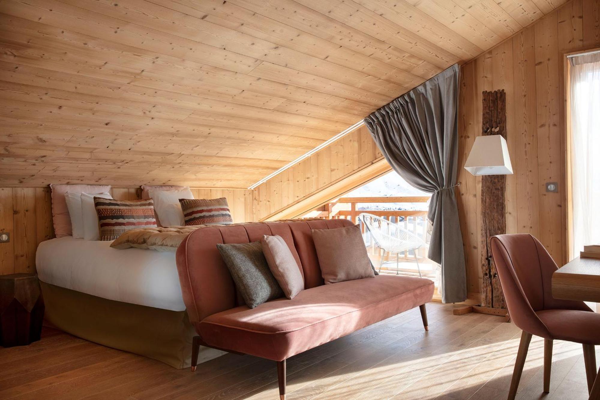 Grandes Rousses Hotel & Spa Alpe d'Huez Exterior foto A room at the hotel